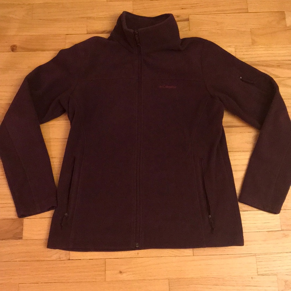 Women’s Columbia Fleece Large Purple EUC